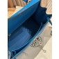 Hermes Kelly 25 / 28  in Epsom Leather-Blue frida