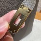 Hermes Kelly 25 / 28  in togo leather-Mauve pale