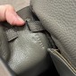 Hermes Kelly 25 / 28  in togo leather-Mauve pale