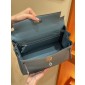 Hermes Kelly 25 / 28  in togo leather-Blue jean