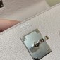 Hermes Kelly 25 / 28  in togo leather-Mauve pale