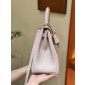 Hermes Kelly 25 / 28  in togo leather-Mauve pale