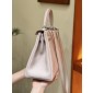 Hermes Kelly 25 / 28  in togo leather-Mauve pale