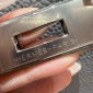 Hermes Kelly 25 / 28  in togo leather-Blue lin