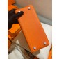 Hermes Kelly 25 / 28  in togo leather-Orange