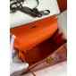 Hermes Kelly 25 / 28  in togo leather-Orange