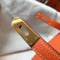 Hermes Kelly 25 / 28  in togo leather-Orange