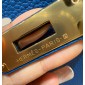 Hermes Kelly 25 / 28  in togo leather-Blue France