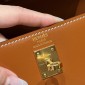 Hermes Kelly 25 / 28  in Box Leather-Brown