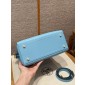 Hermes Kelly 25 / 28  in Swift Leather-Celeste