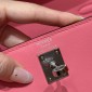 Hermes Kelly 25 / 28  in Swift Leather-Rose lipstick