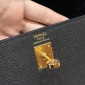 Hermes Kelly 25 / 28  in Epsom Leather-Black