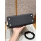 Hermes Kelly 25 / 28  in Epsom Leather-Black