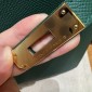 Hermes Kelly 25 / 28  in Epsom Leather-Makachite