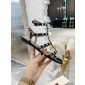 Valentino Rockstud calfskin flat sandal  , Size 35-41